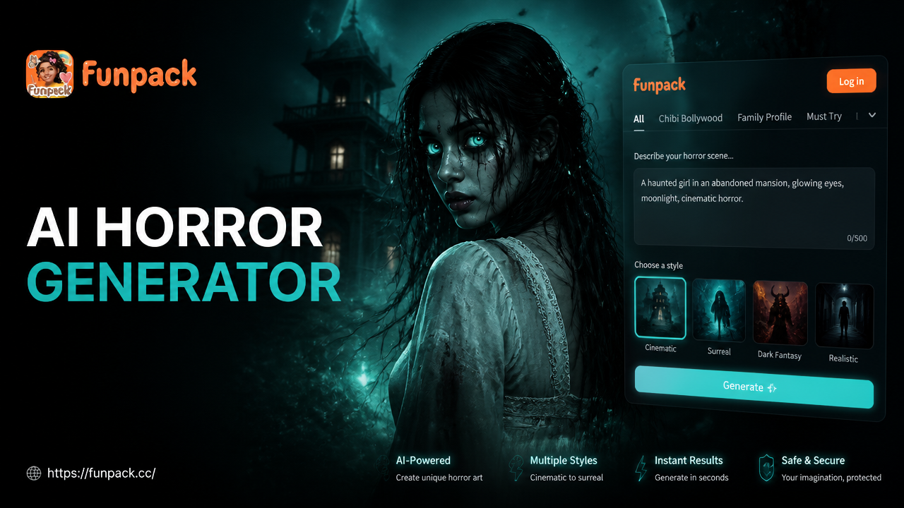KI-Horror-Generator verwandelt ein normales Foto in eine gruselige Geisterfigur