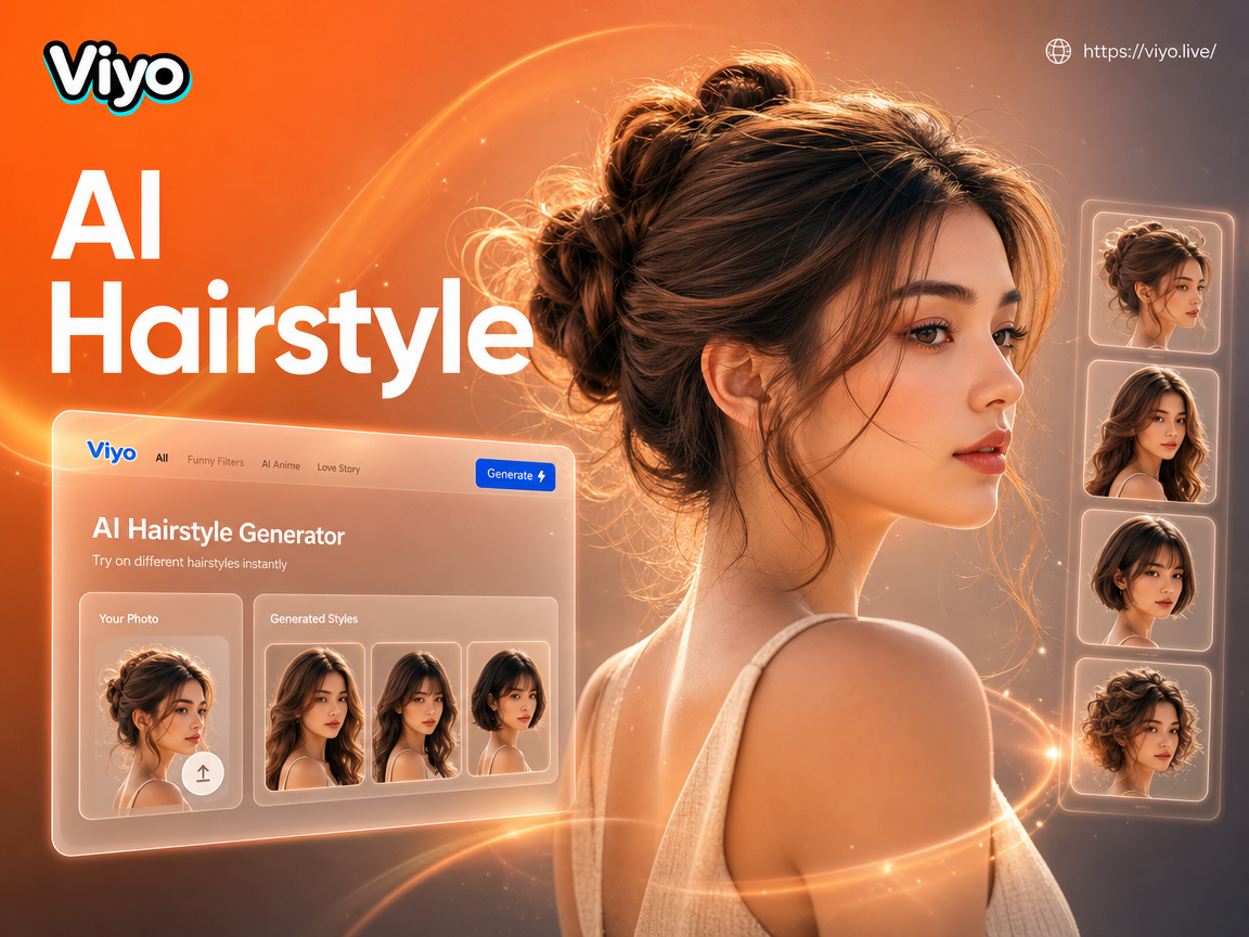 Wanita dengan rambut panjang bergelombang pirang gaya rambut virtual