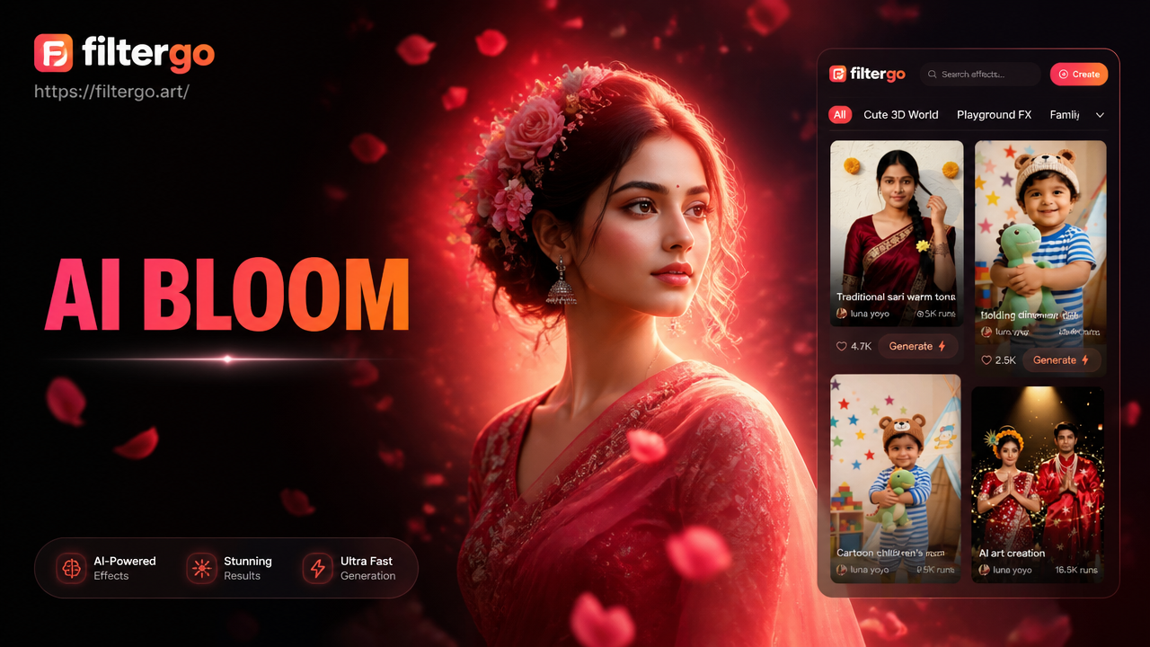 Create Dreamy Photos with the AI Bloom Effect Filter