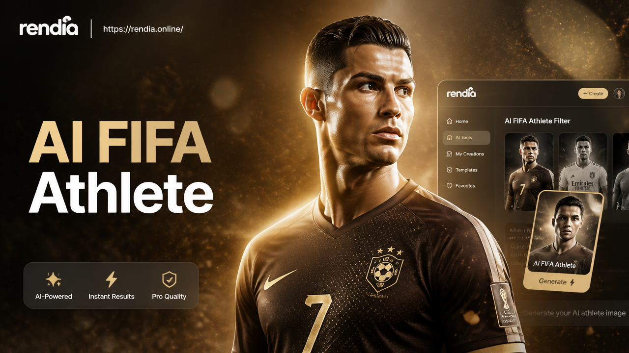 Turn Yourself Into a FIFA Pro: Free AI Football Avatar Filter