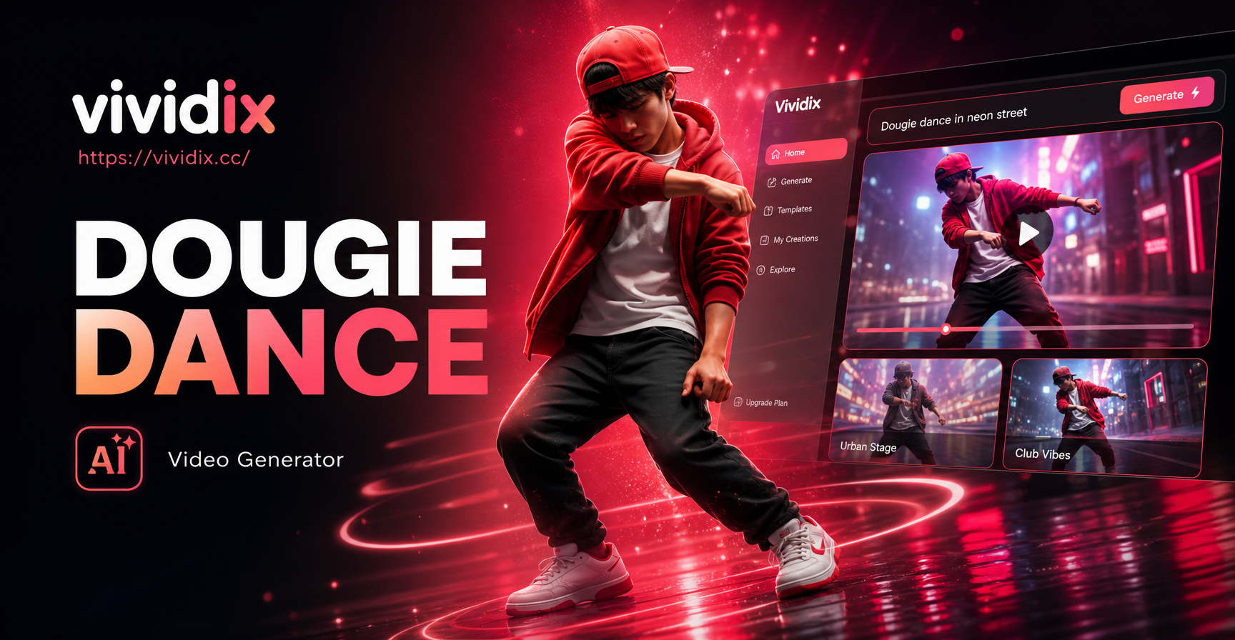 Vista previa de vídeo de baile Dougie generado por IA