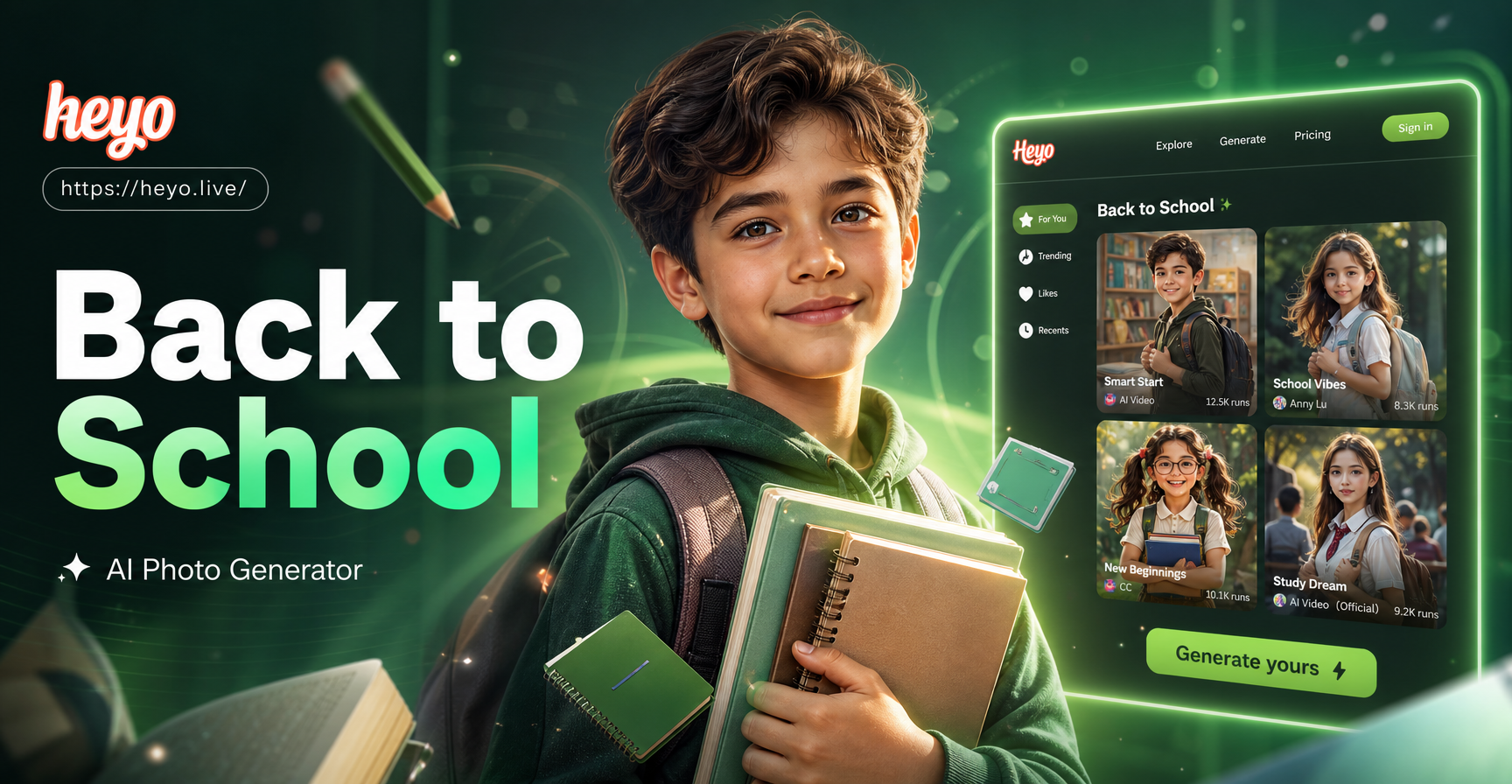 AI Back-to-School Photos: Smart Generator & Editor for 2024
