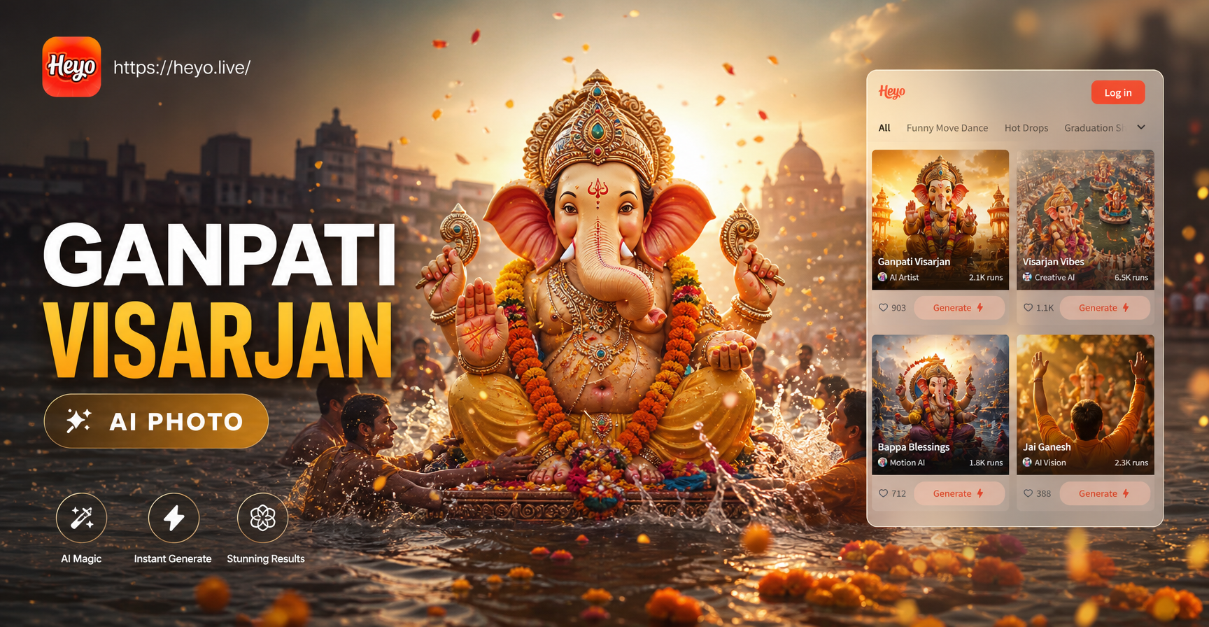 Transform Your Ganpati Visarjan Photos with AI Magic