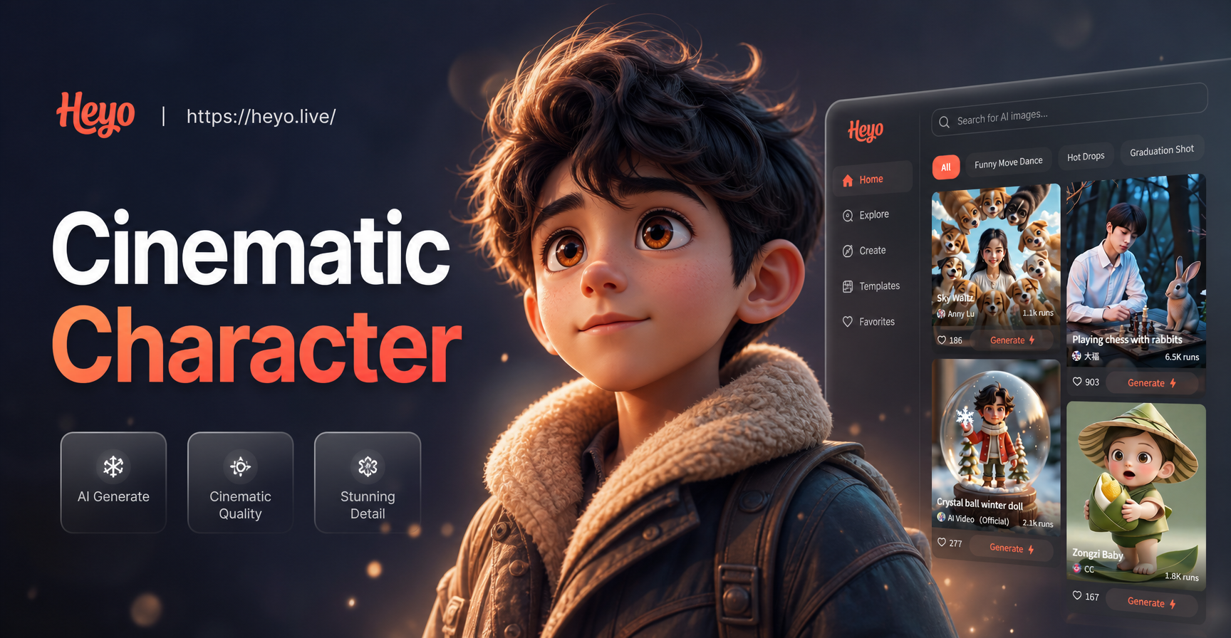 Create Cinematic Character Intro Photos with AI