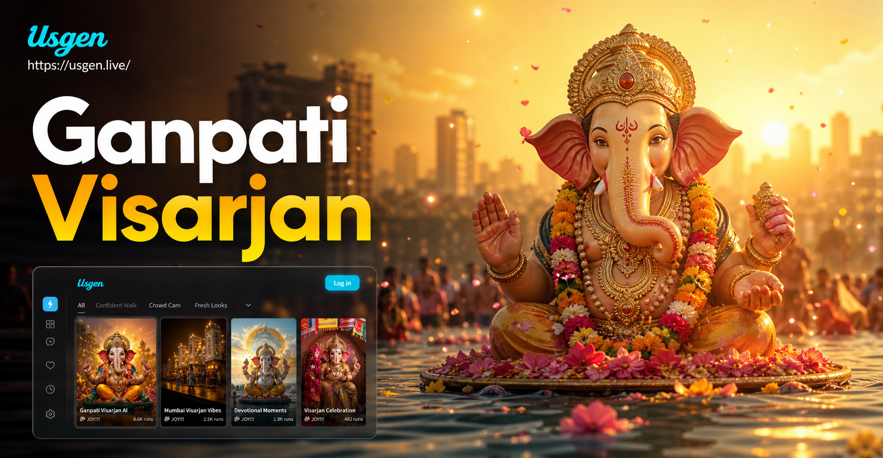 AI Ganpati Visarjan Photos: Transform Your Festive Memories