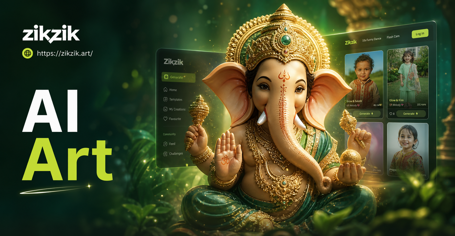AI Photos of Ganesh Ji: Create Divine Art Instantly
