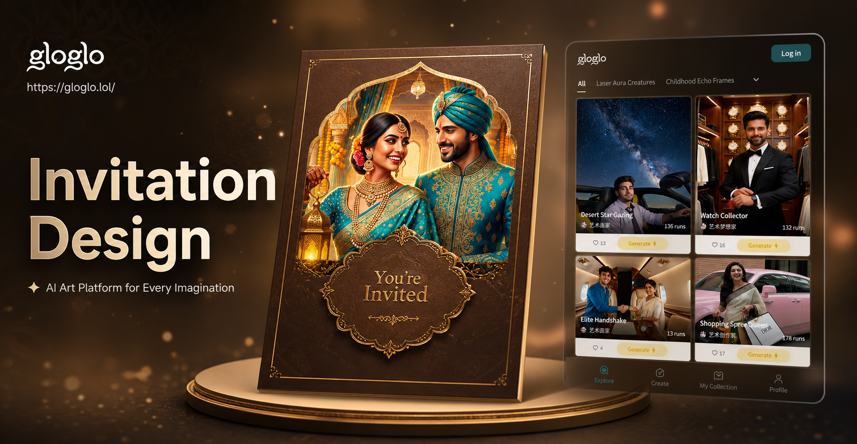 Craft Your Perfect Wedding Invitations with AI Design