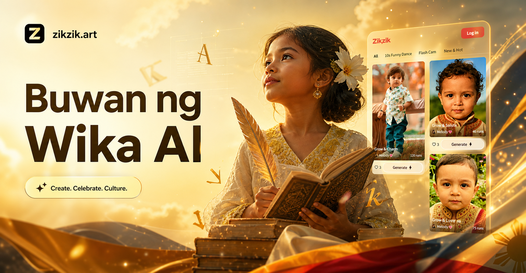 Celebrate Buwan ng Wika with AI Infographic Designs