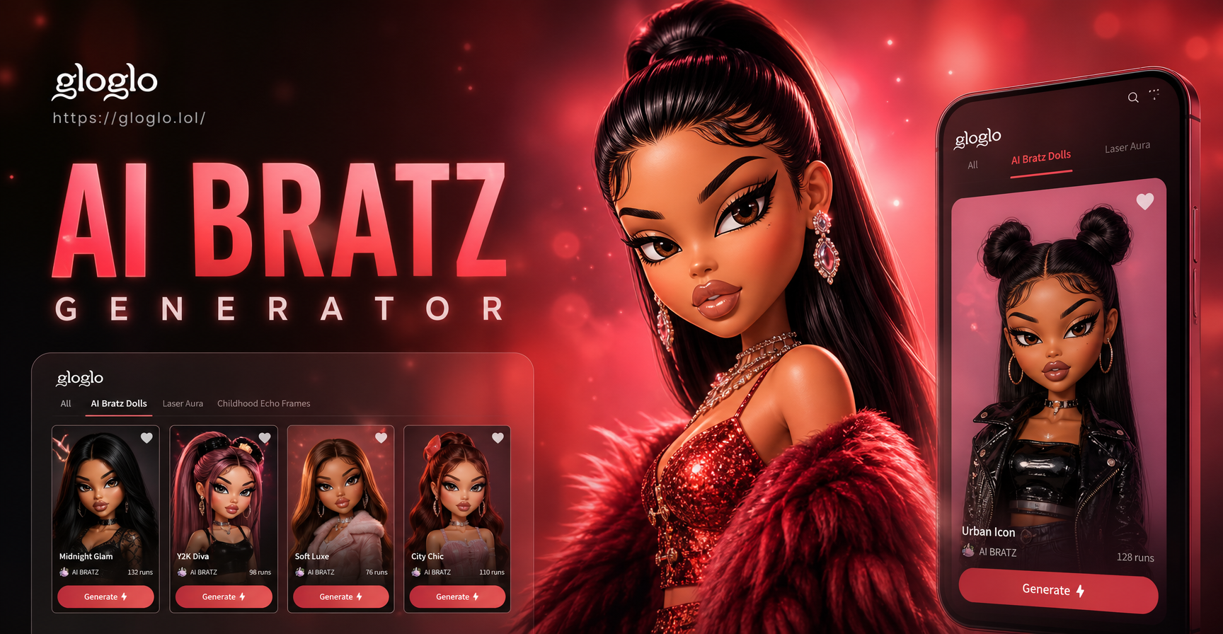 AI Bratz Doll Maker: Free Cartoon Character Creator