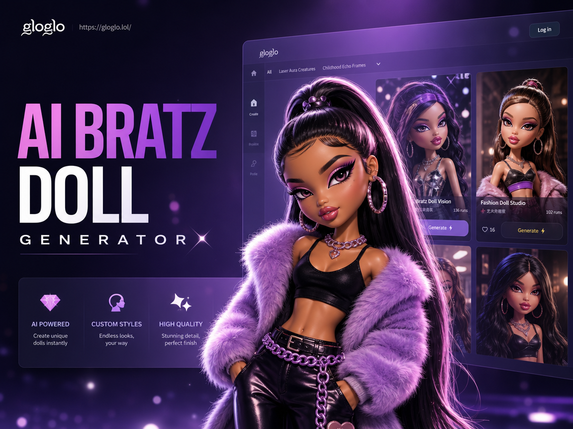 Transformación a muñeca Bratz con IA: de selfie a personaje de caricatura