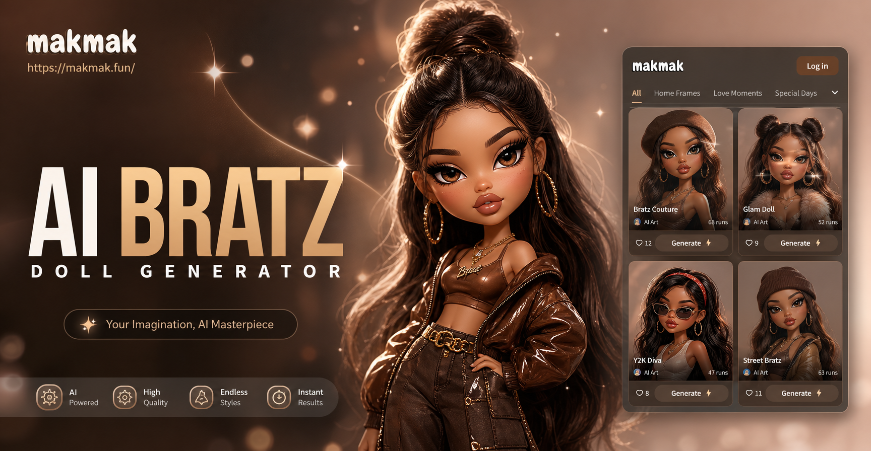 Transforma Fotos en Arte de Muñeca Bratz Estilizada con IA