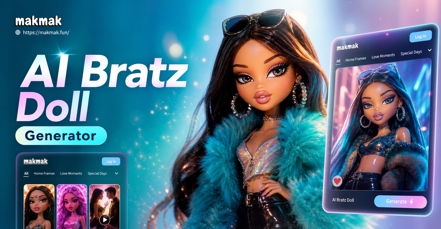 Transformación de foto a muñeca Bratz generada por IA