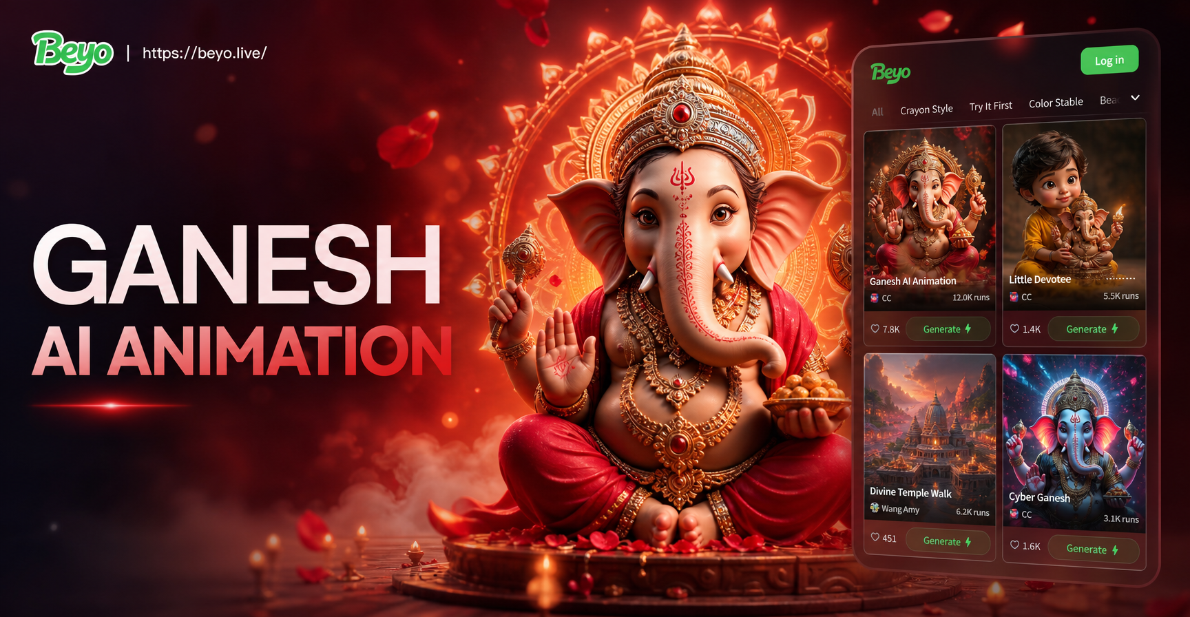 AI Ganesh Idol Animation: Create Moving Deity Videos