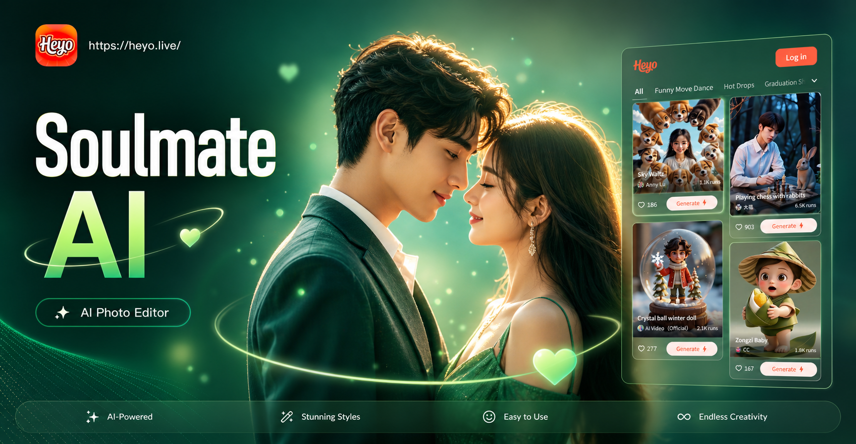Soulmate AI Photo Editor: Create Glowing Couple Portraits