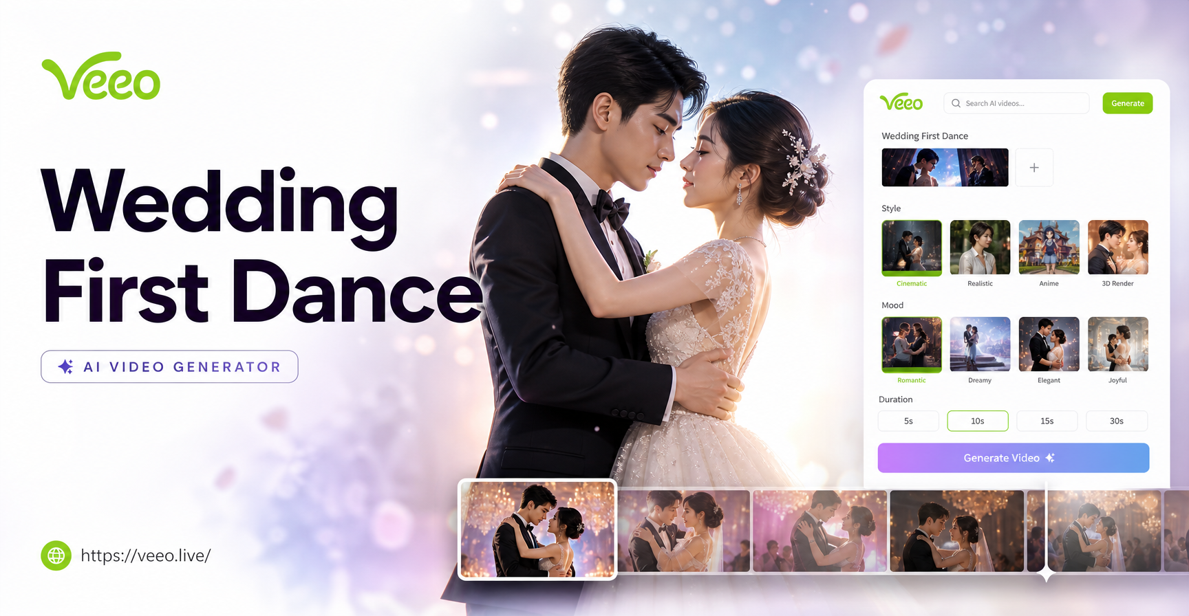 Create Your Perfect Wedding First Dance Video with AI