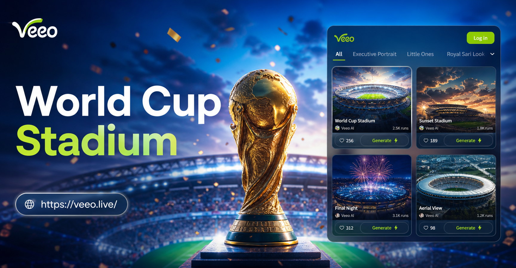 Create Your Own World Cup Stadium Photos with AI