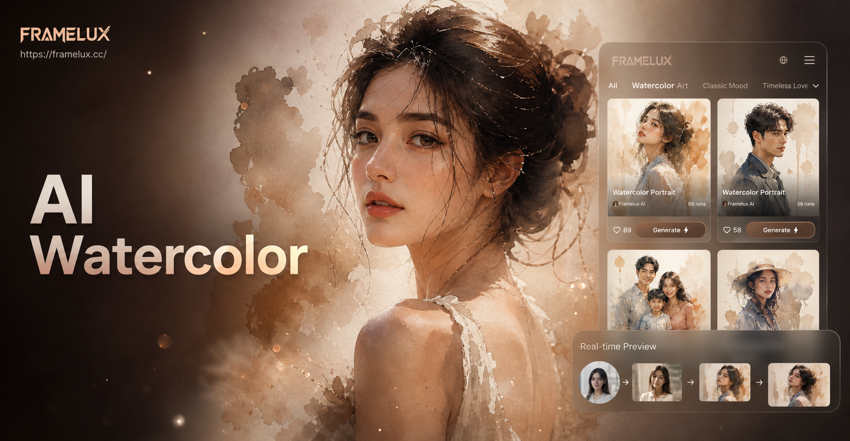 AI Watercolor Portrait: Transform Photos into Artistic Masterpieces