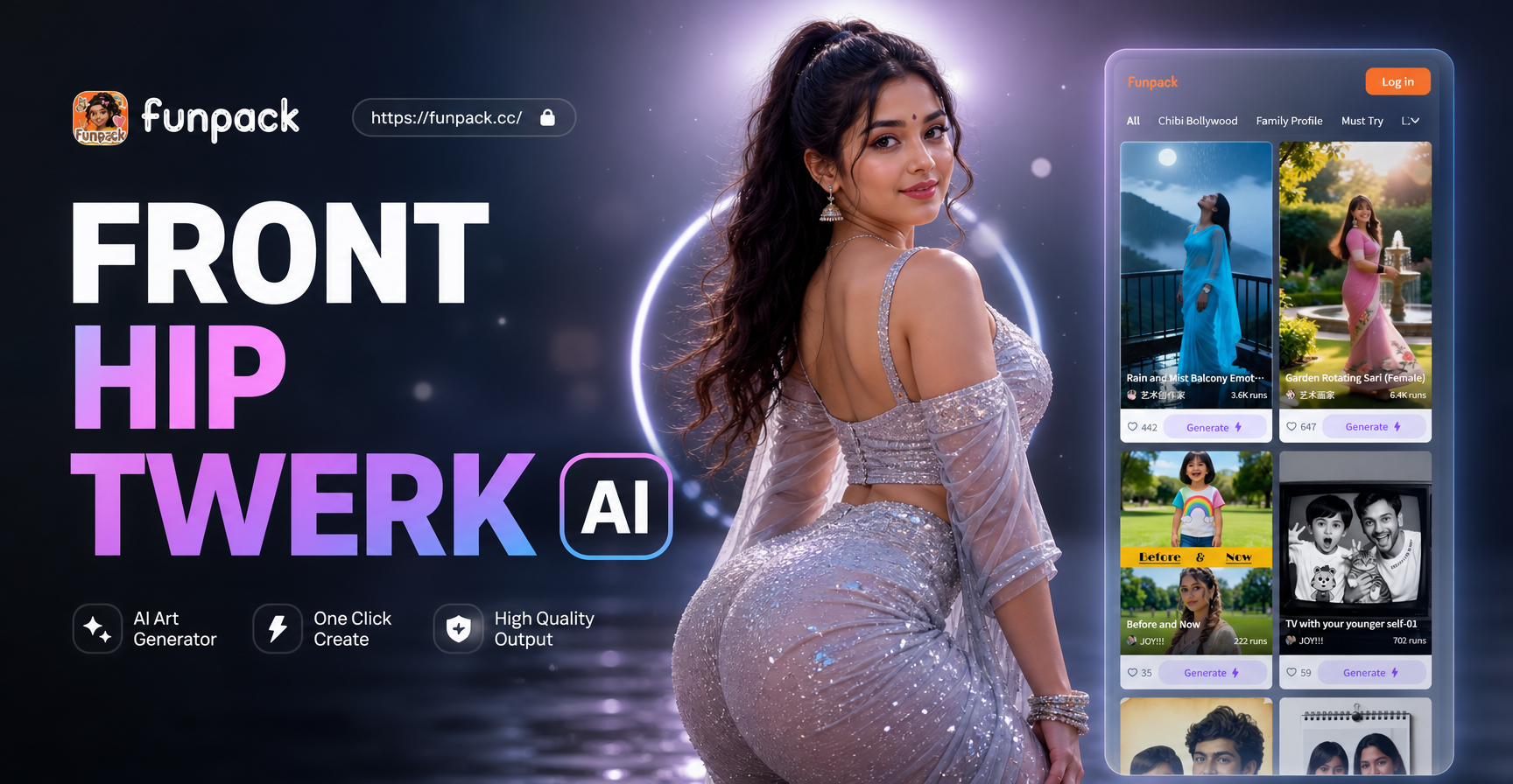 Front Hip Twerk AI: Animate Your Moves with AI