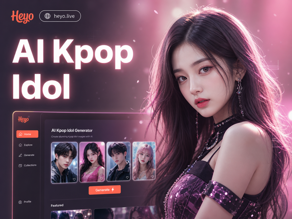 AI Kpop idol visual concept