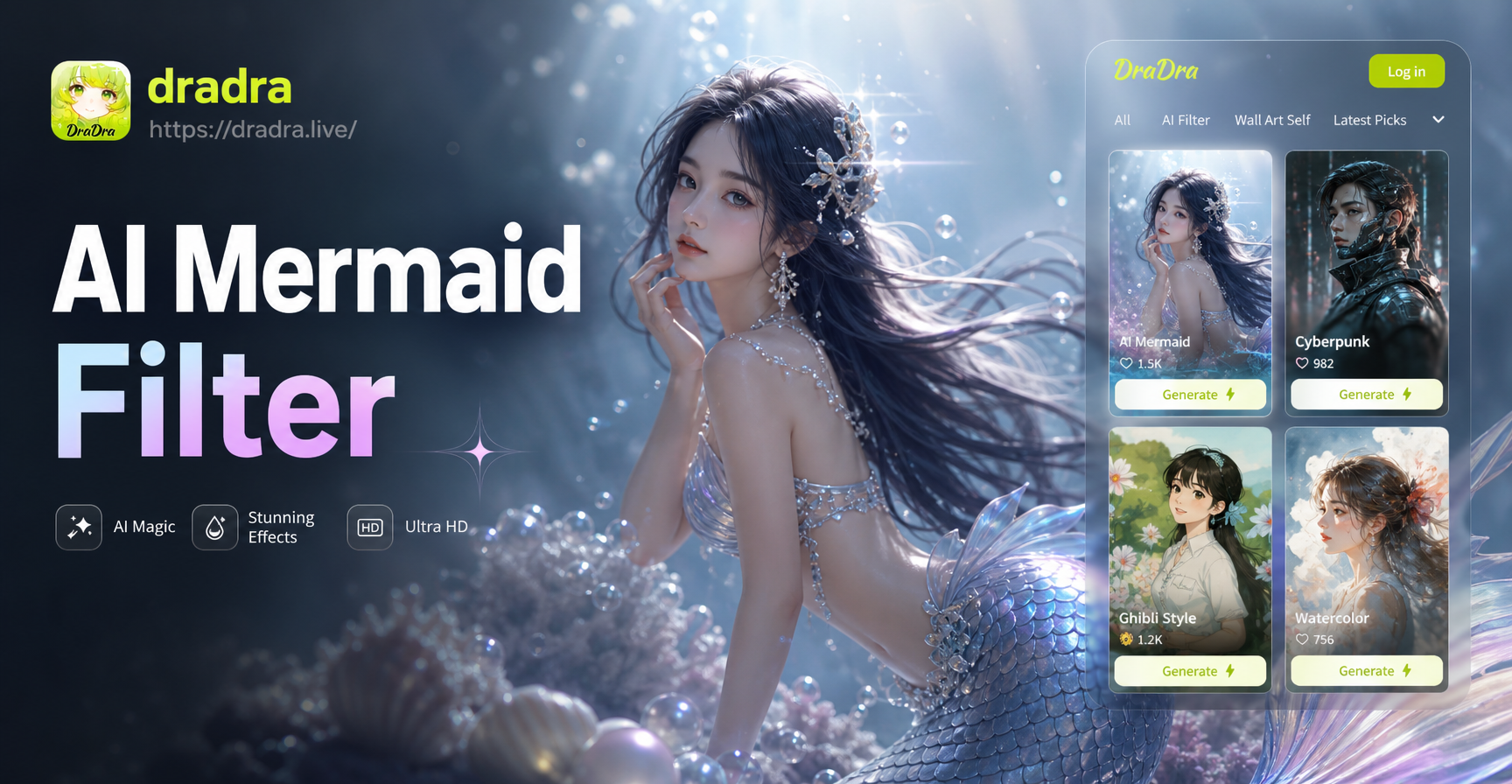 Conviértete en Sirena al Instante con la Magia del Filtro IA