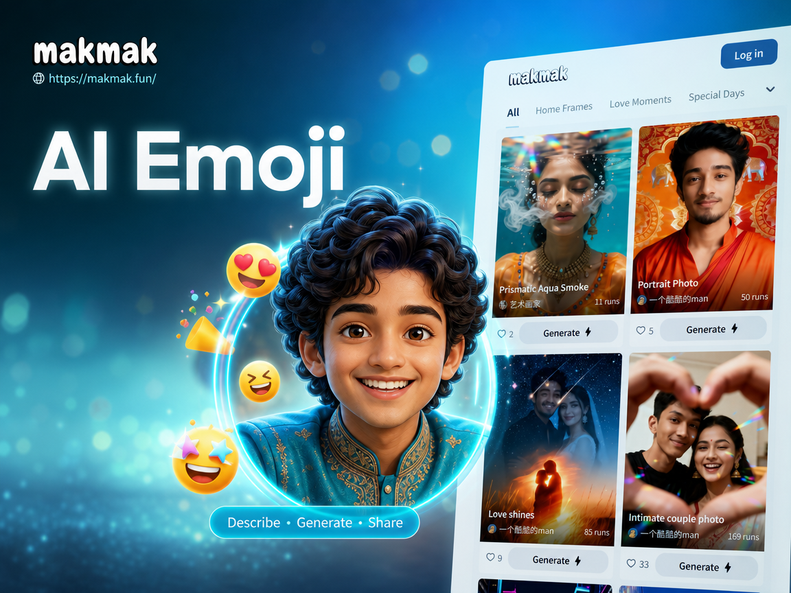 AI generated emoji character from photo