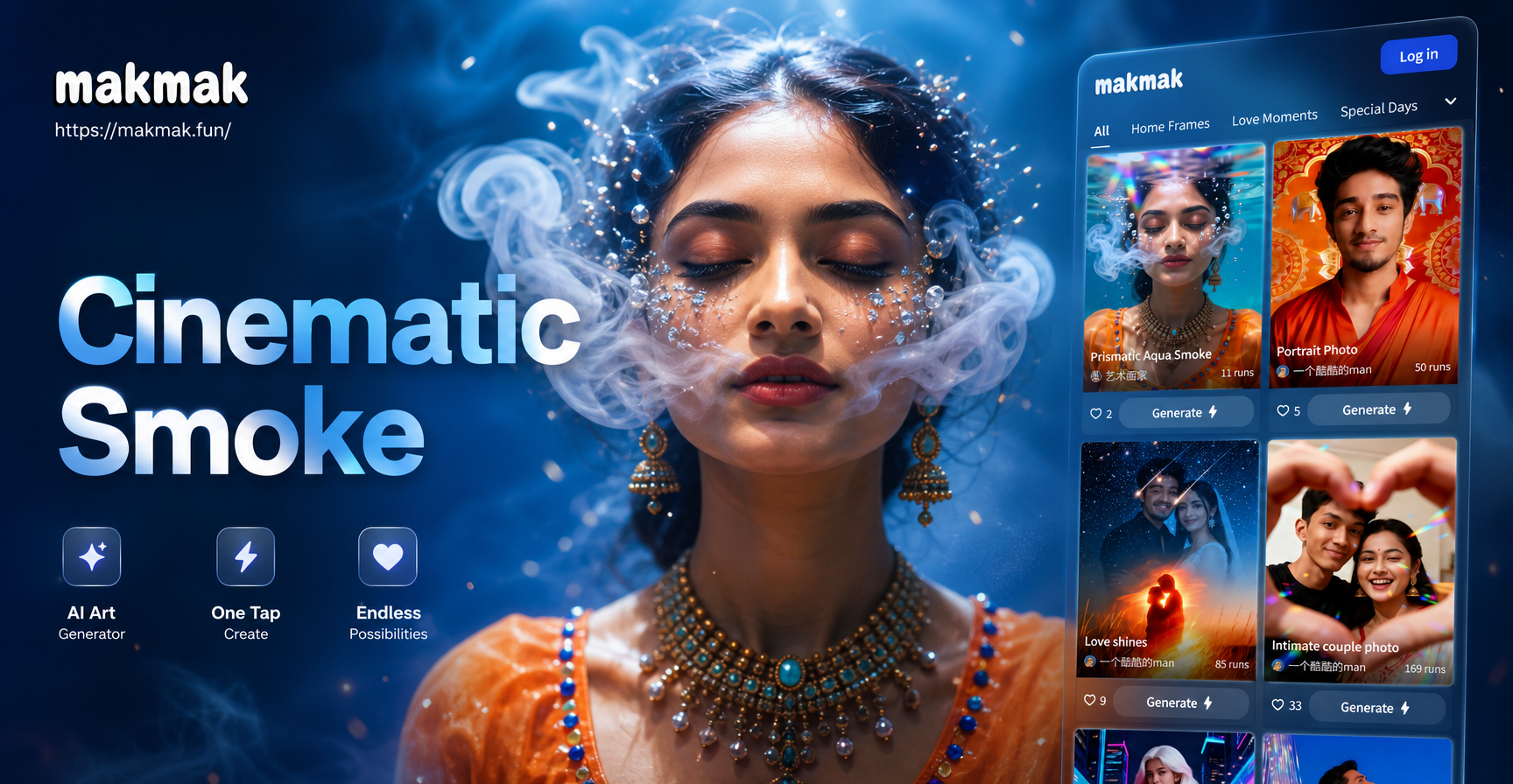 Create Dramatic Smoky Portraits with AI
