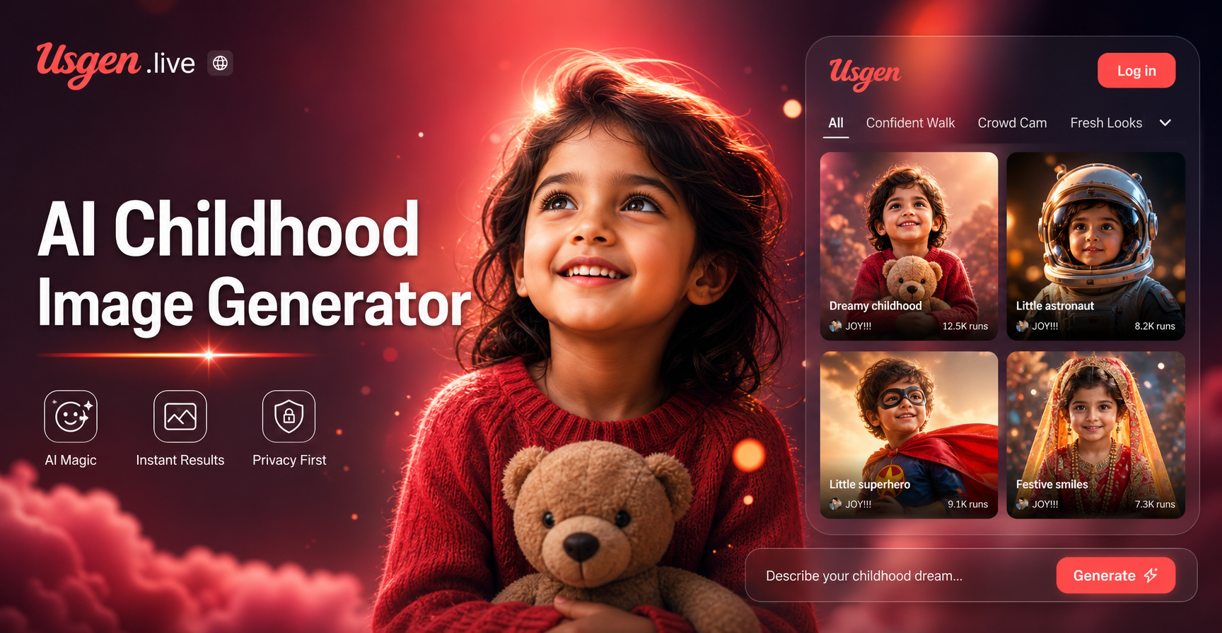 Crea Fotos de Infancia con IA: Ve a Tu Yo Más Joven