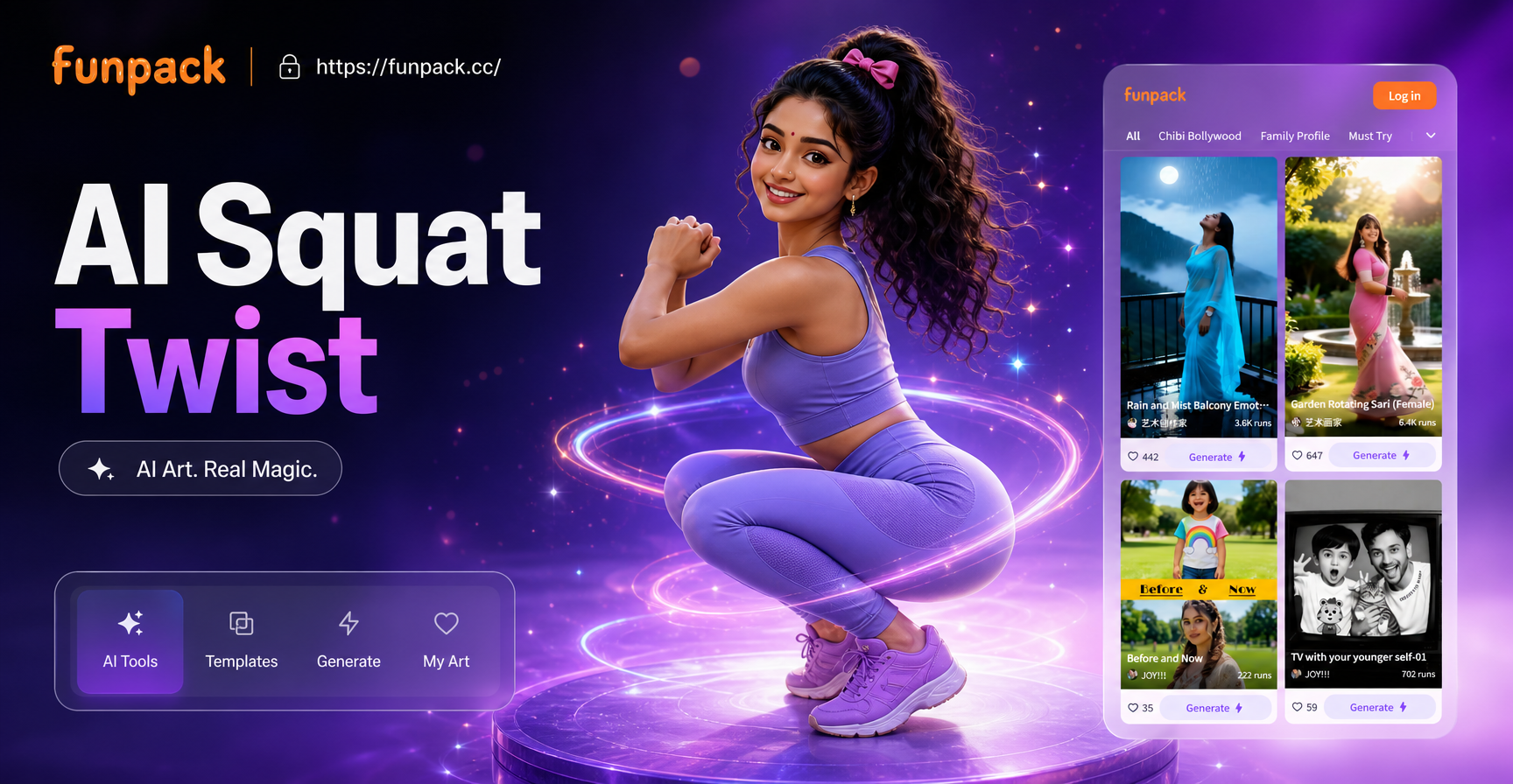Squat Twist AI: Viral Photo Trend With AI Effects