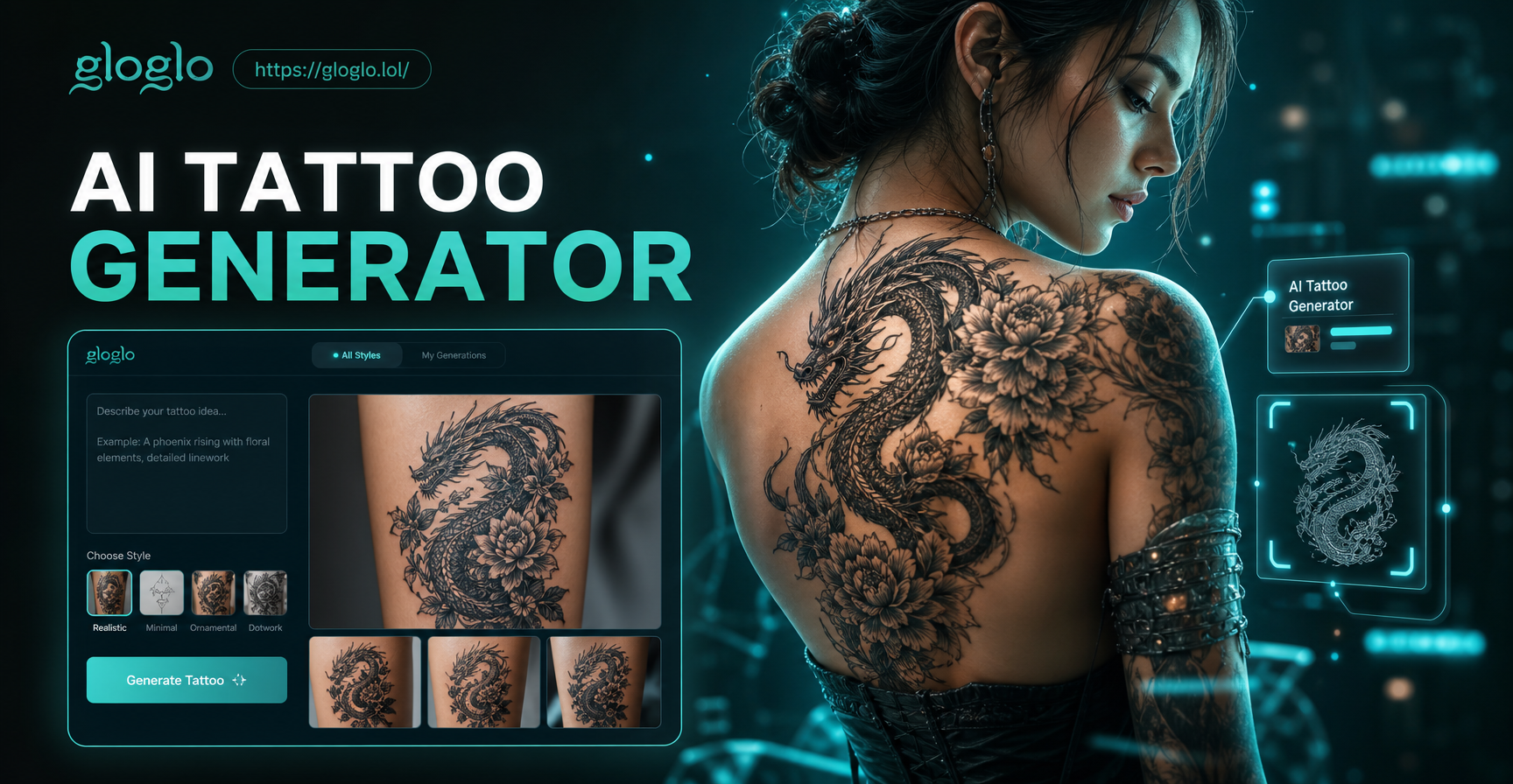 Design Your Dream Tattoo with AI: Create Custom Art in Seconds