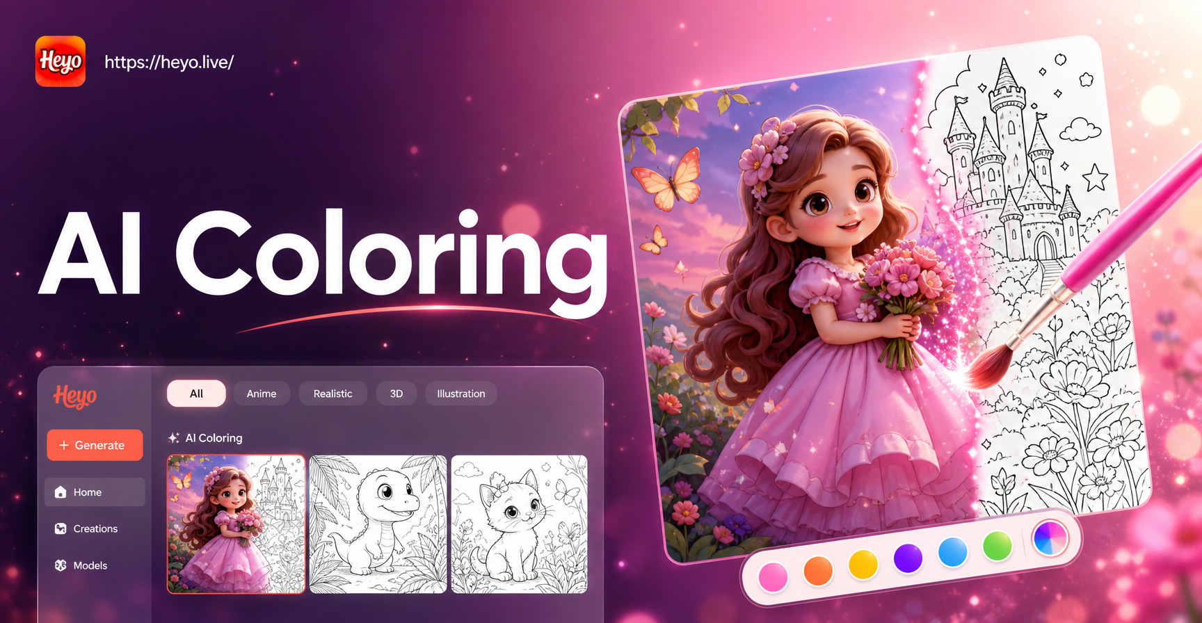AI Coloring Pages: Free Generator & Custom Designs