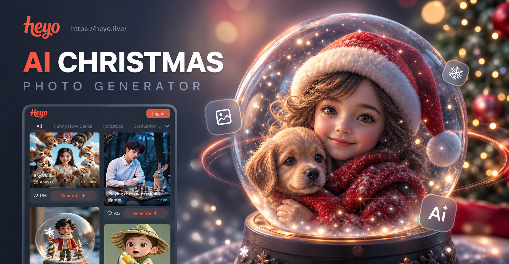 Create Festive Magic with an AI Christmas Photo Generator