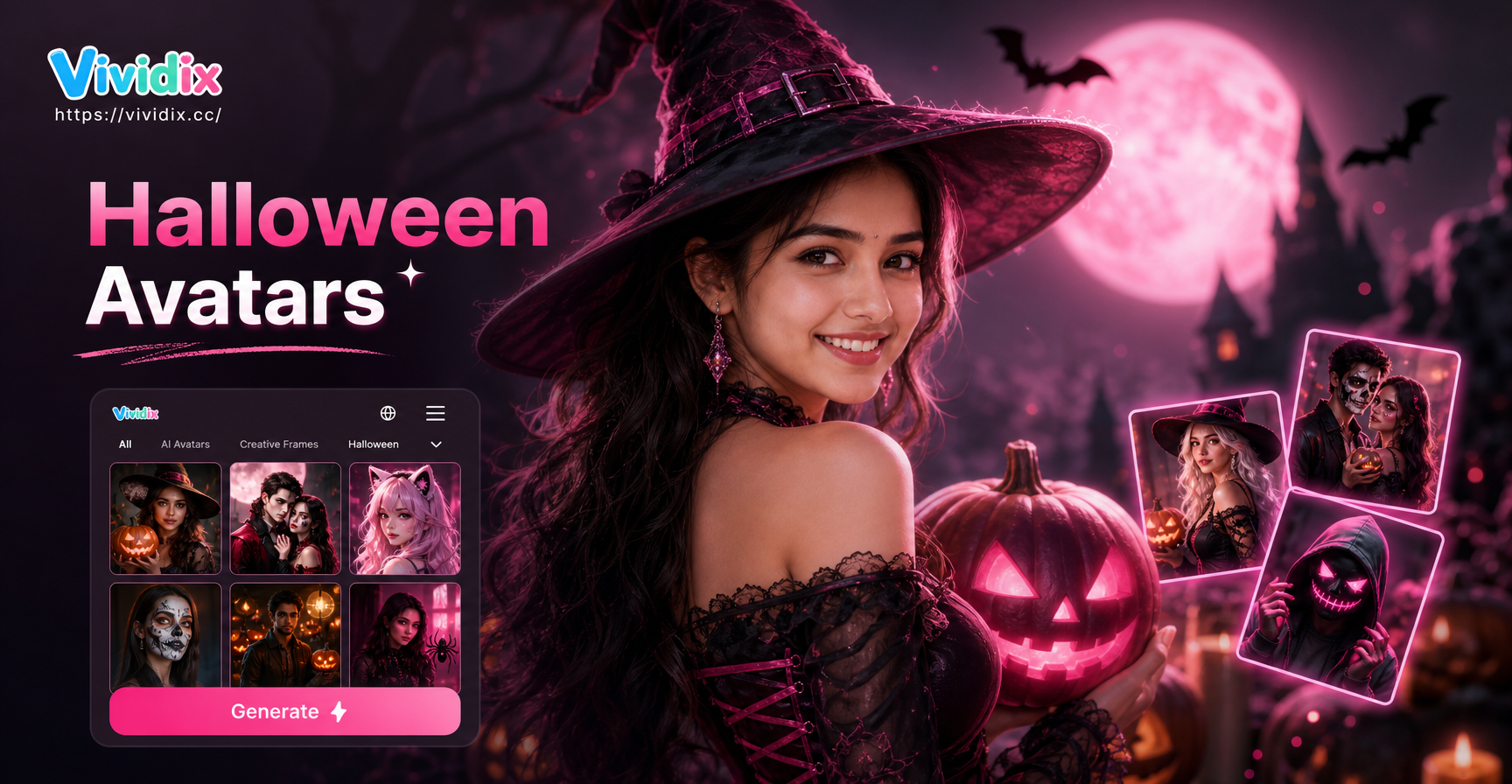 Erstellen Sie gruselige Halloween-Avatare mit KI in Sekunden