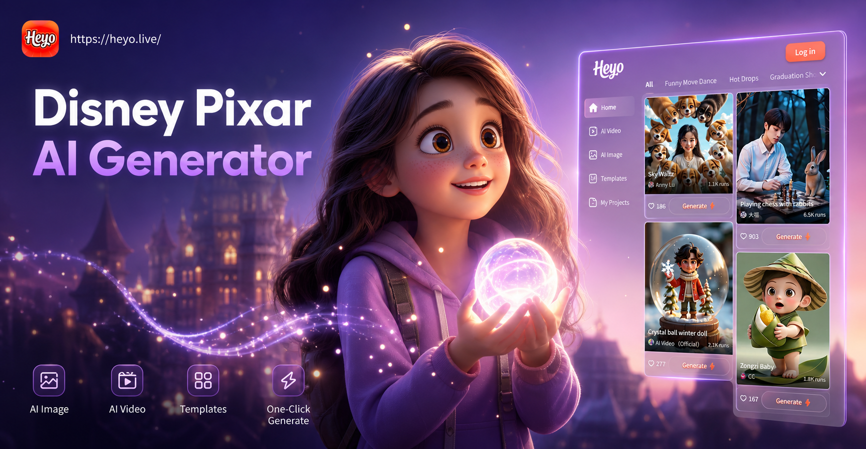 Pixar character AI transformation example