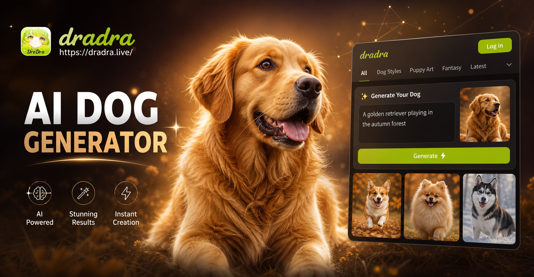 Create AI Dog Images with Free Virtual Puppy Generator