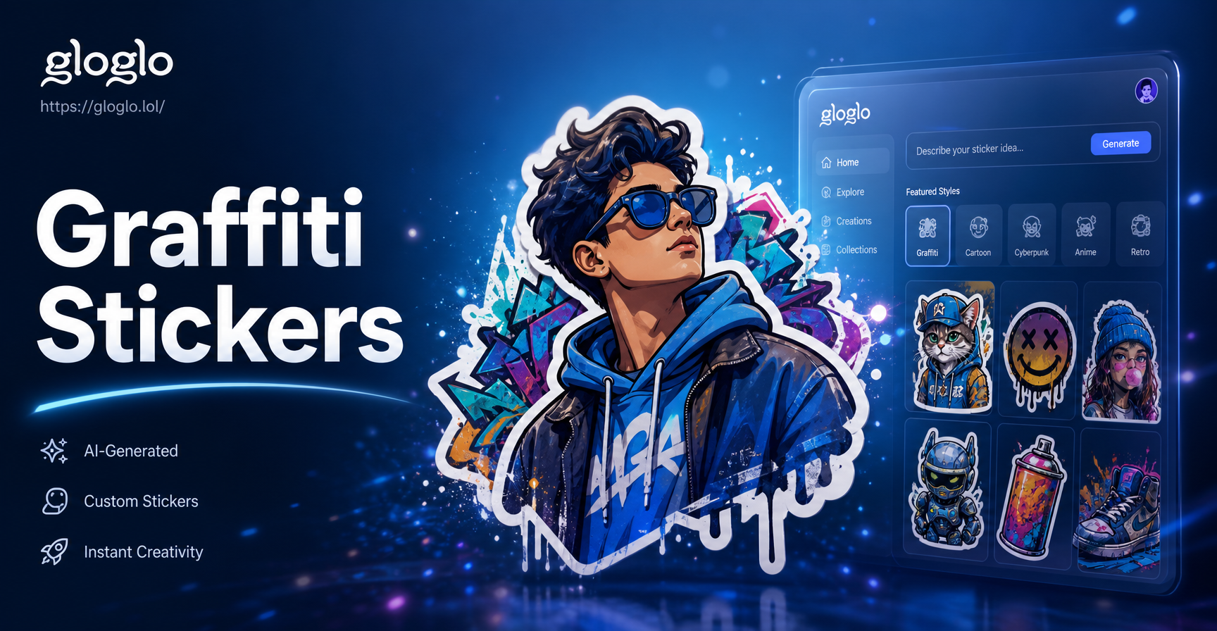 Create Graffiti Sticker Art Instantly With AI