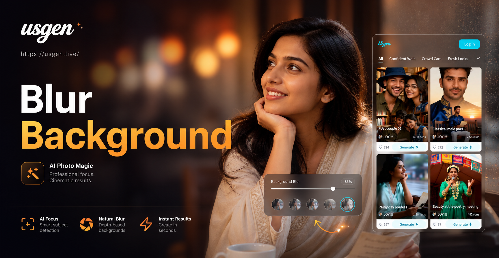 Effortless Background Blur for Photos in Seconds