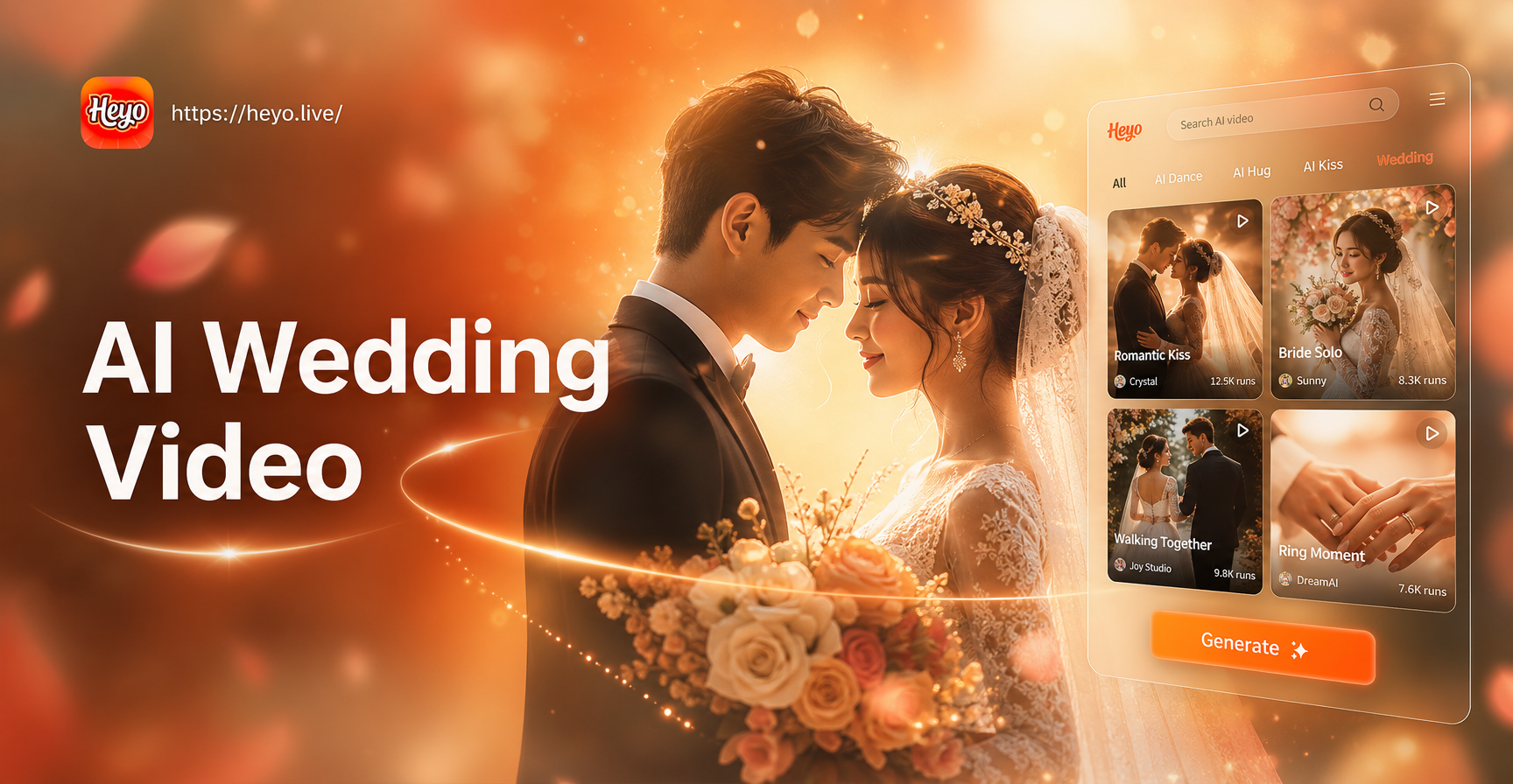 Your Dream Wedding Film, Created by AI in Minutes