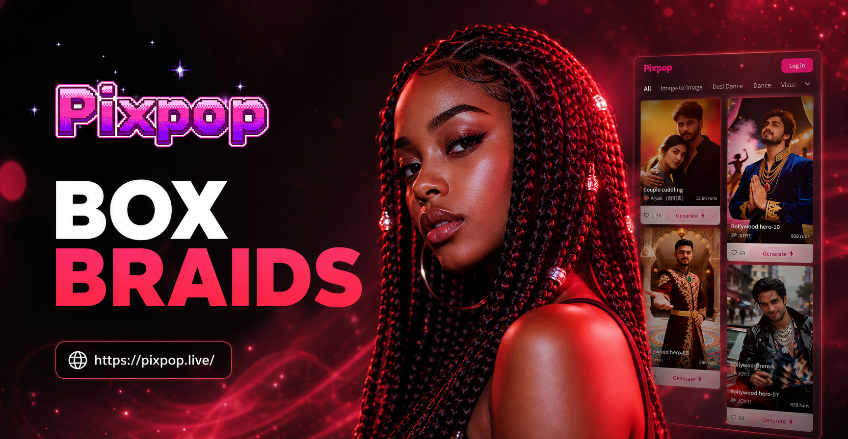Box Braids Transformation: Try On Virtual Styles Instantly