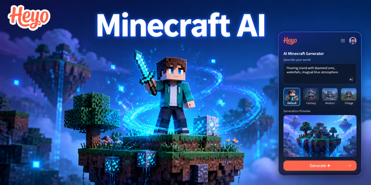 Craft AI Minecraft Worlds: Style Generator & Game Art