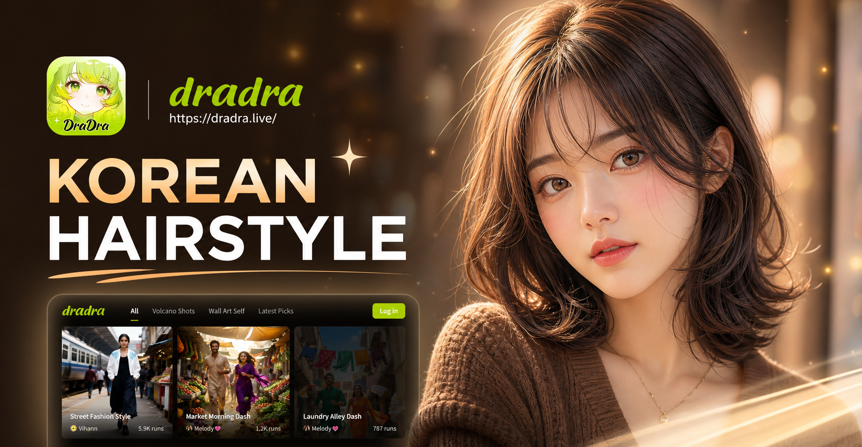Korean Hairstyle AI Generator | Try K-Style Hair Virtually
