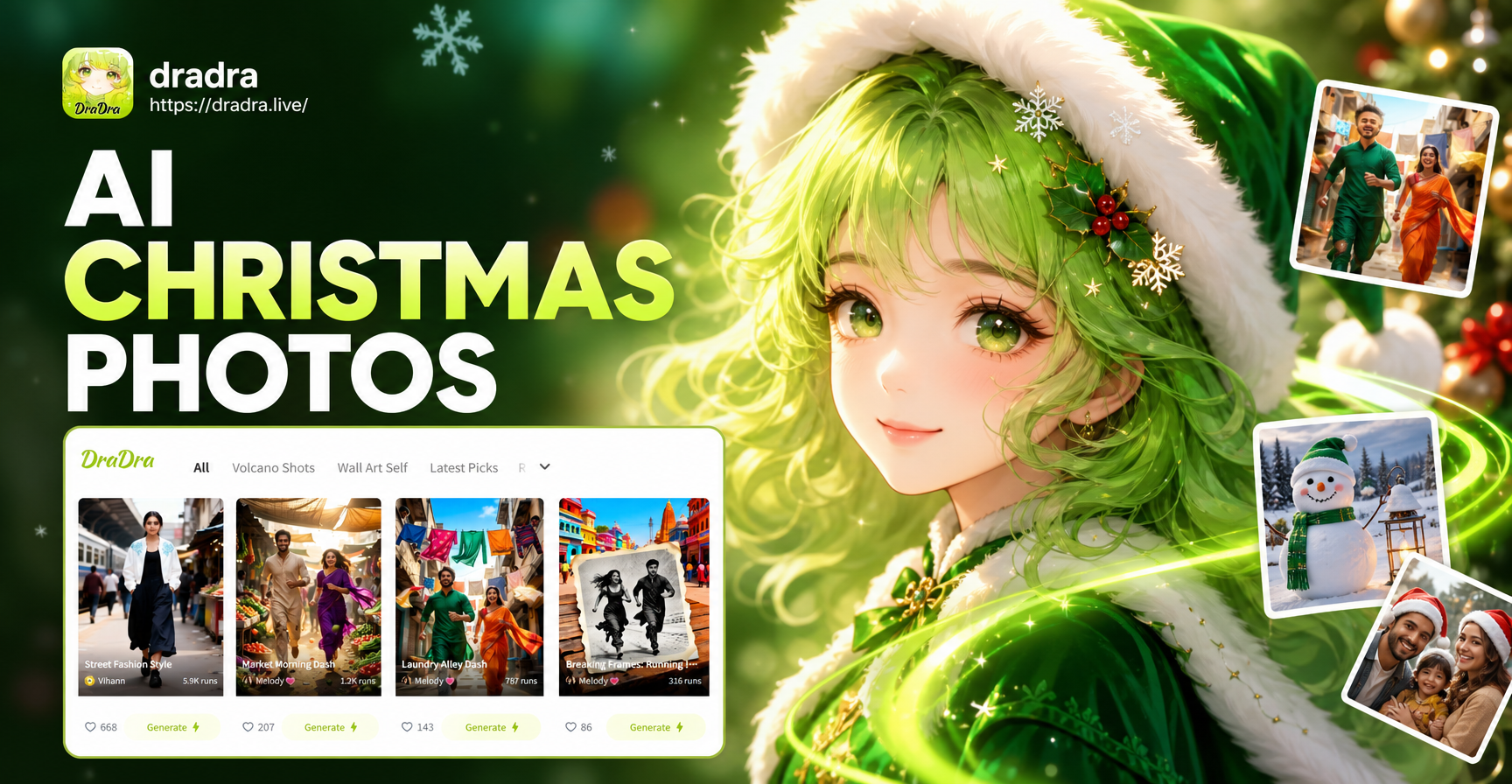 Create Festive Magic with AI Christmas Photo Generator