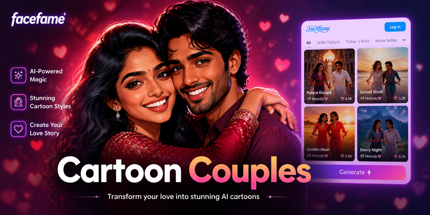 cartoon couple maker sebelum dan sesudah transformasi