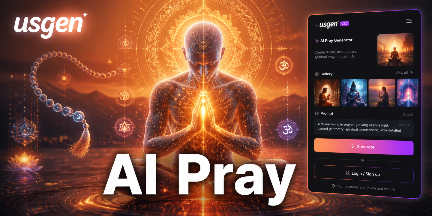 Create Digital Prayings: AI-Powered Prayer Generator