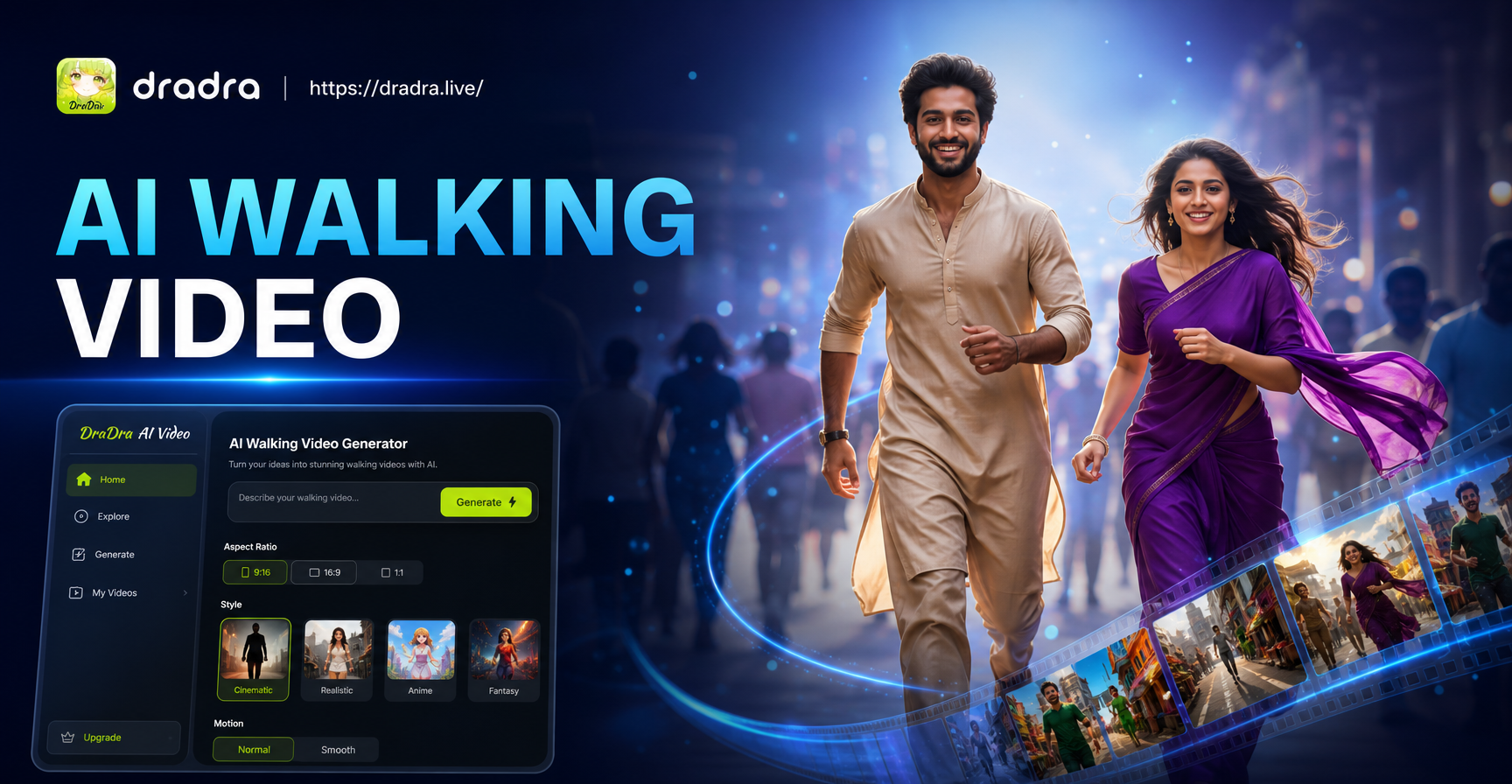 AI Walking Video Generator: Animate Any Photo for Free