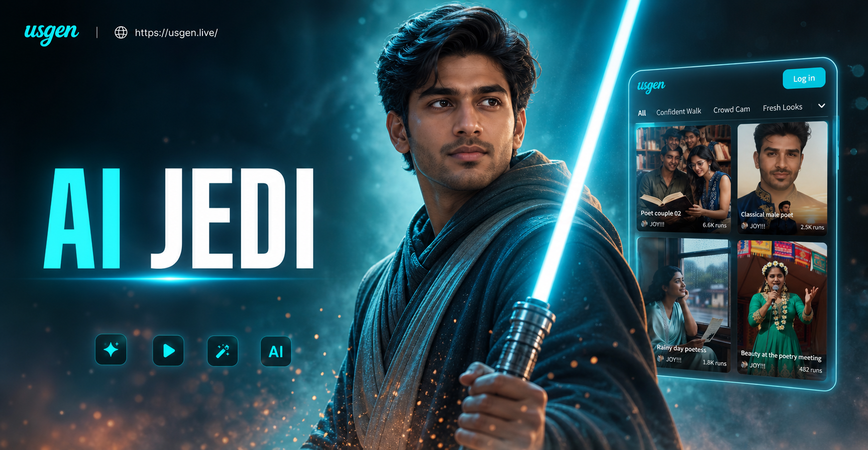 Become a Jedi with Free AI Video Effects
