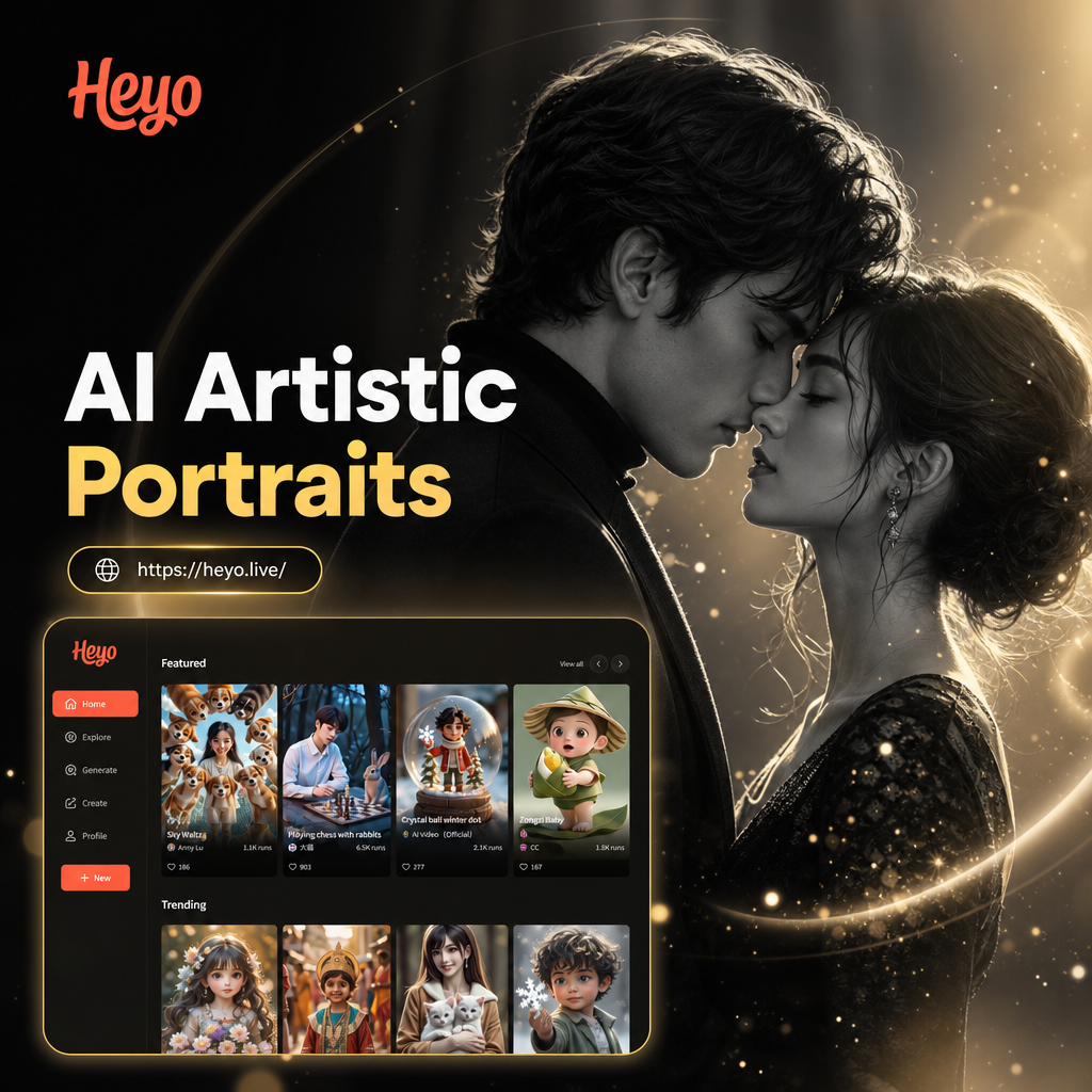 Romantic black and white AI couple portrait with dramatic lighting