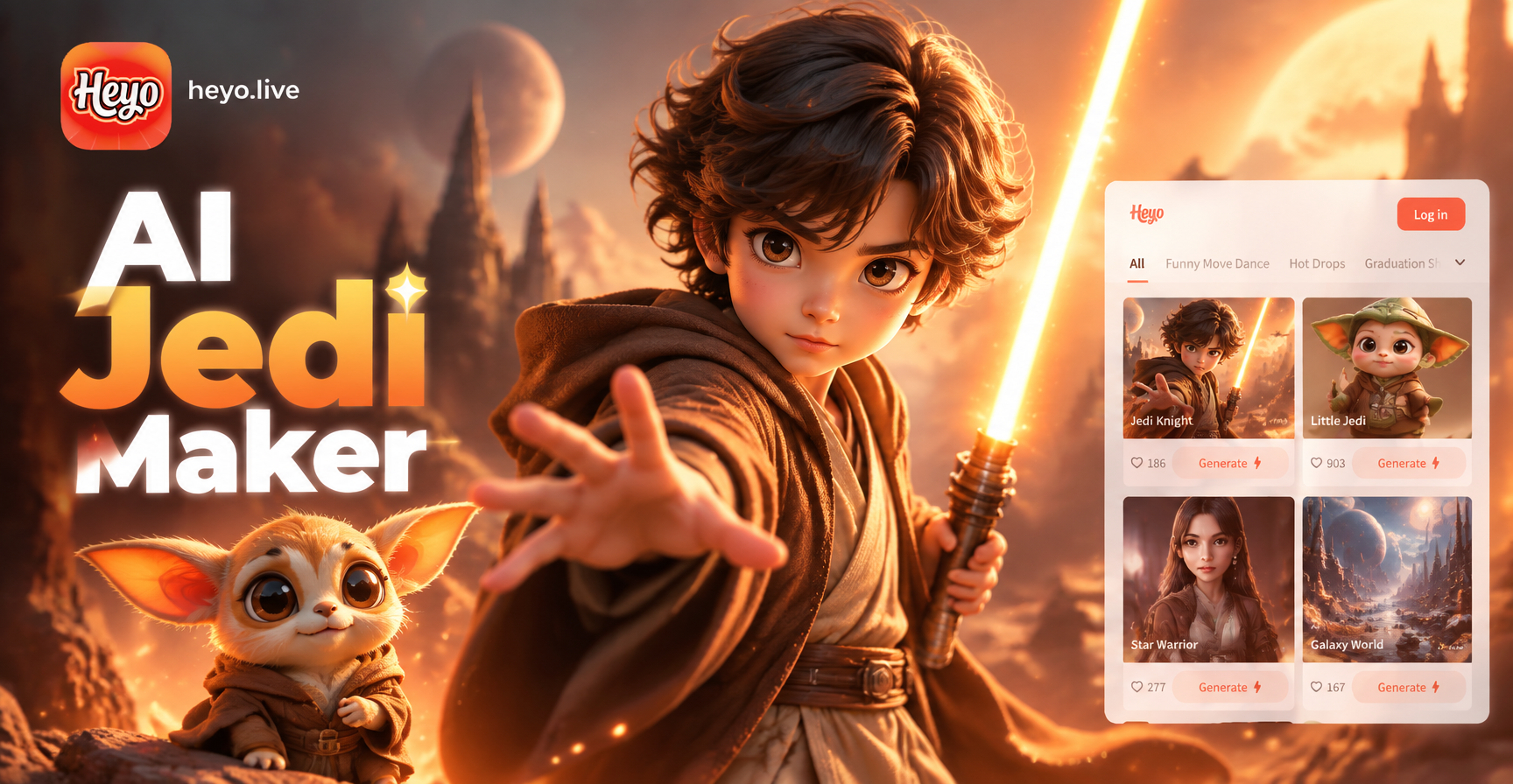 Become a Jedi Instantly with AI Character Creator