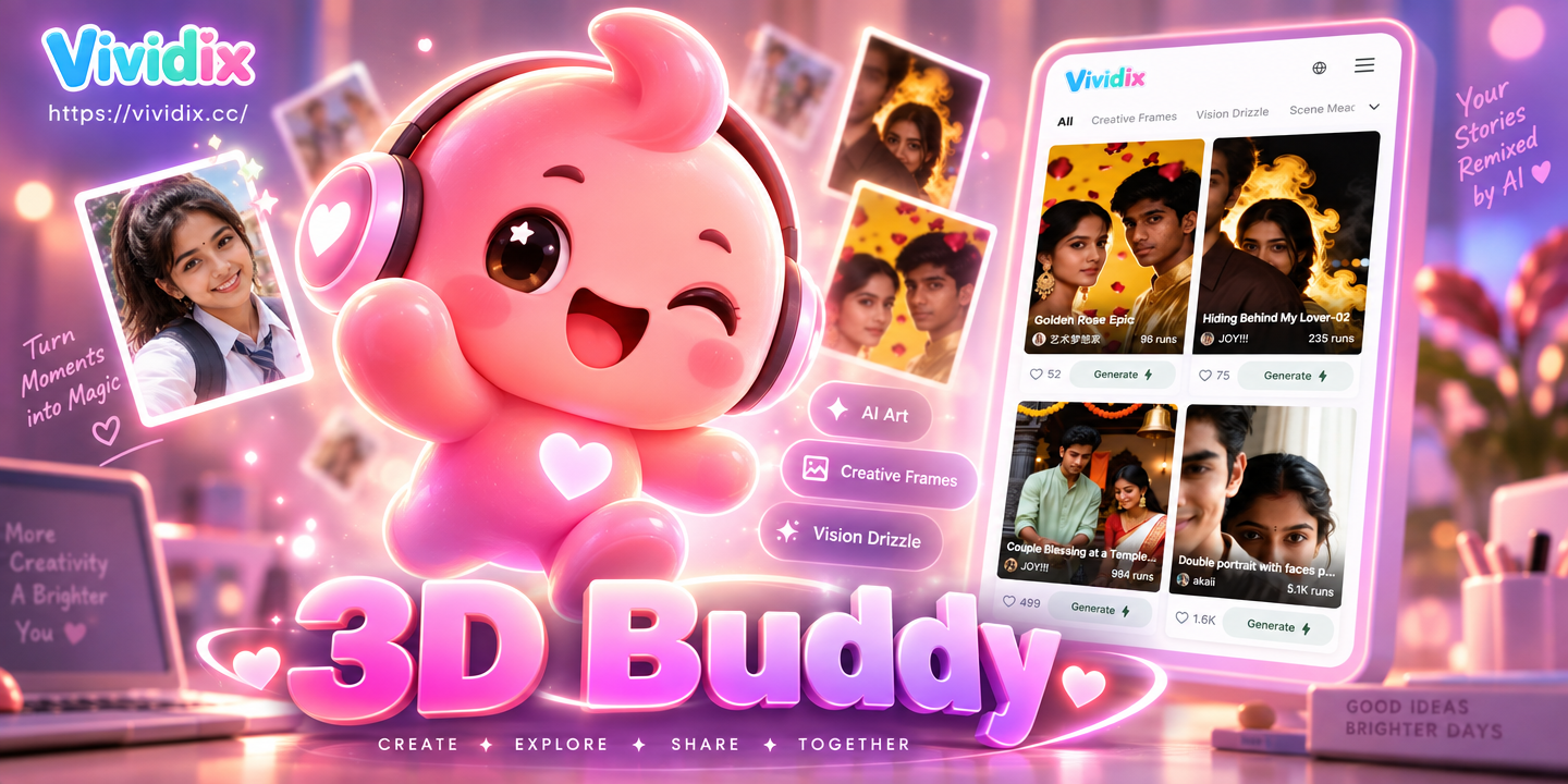Beispiele für 3D-Buddy-Charaktere