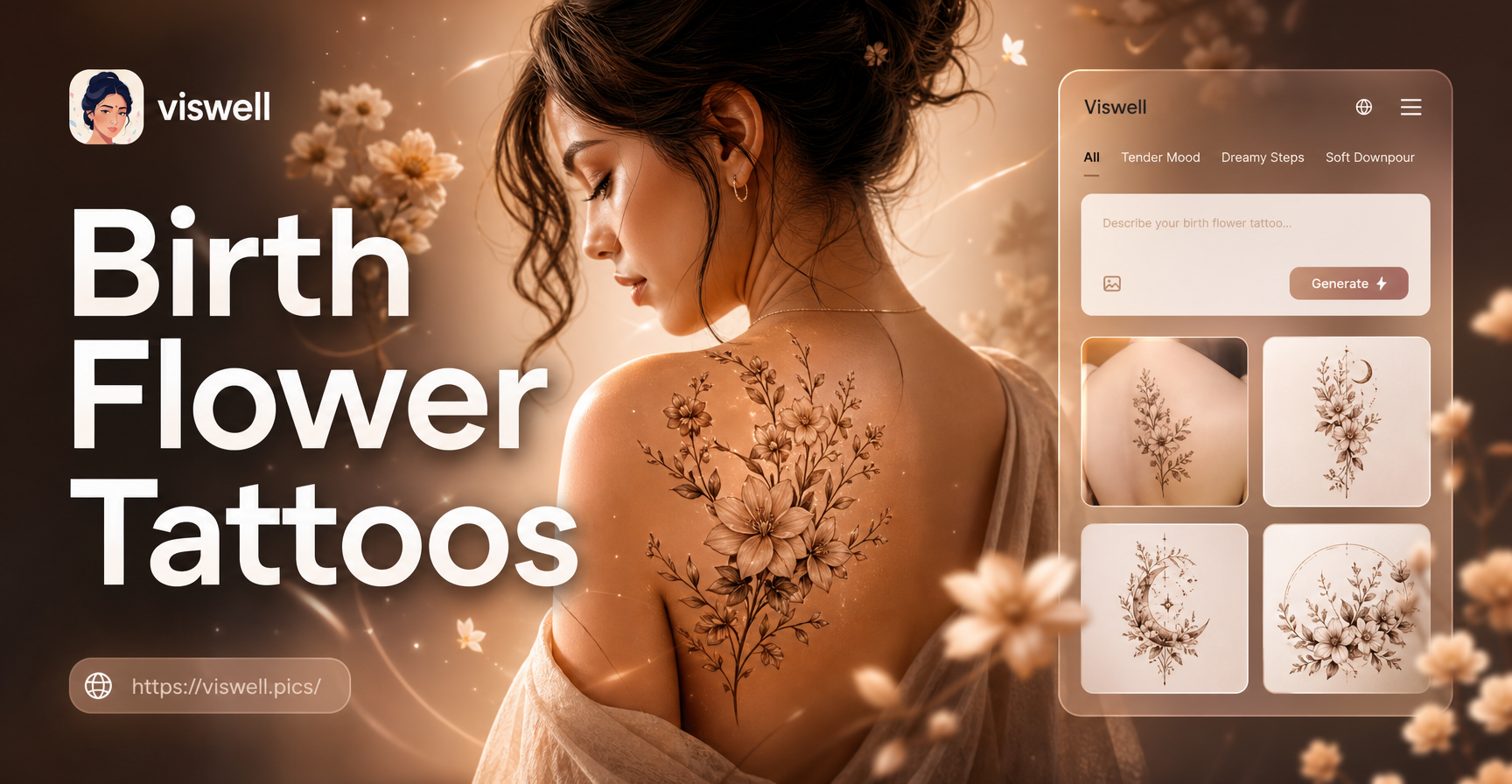 Birth Flower Tattoo Generators: Create Custom Ink Designs