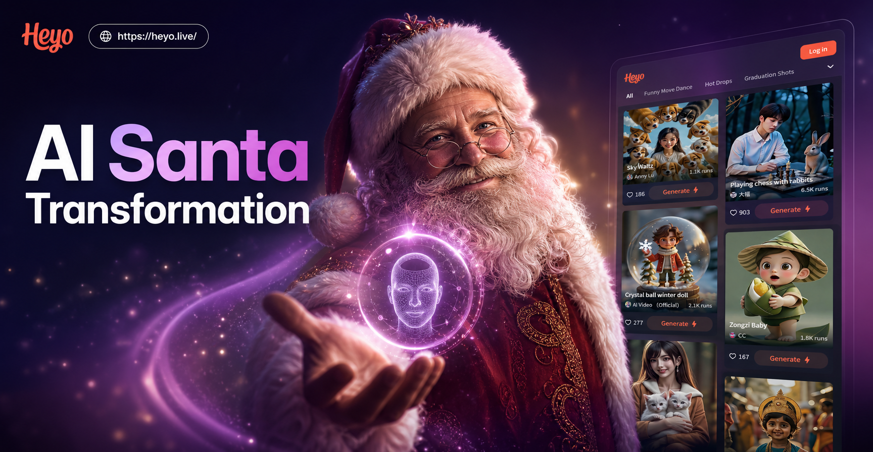 Become Santa Instantly: AI Transformation Tool